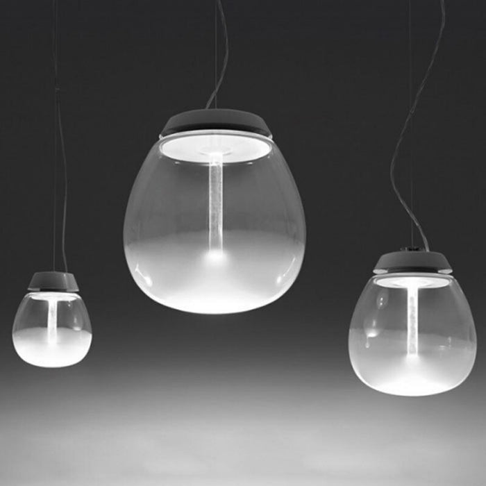 Transparent Glass Design Pendant Light Fixture