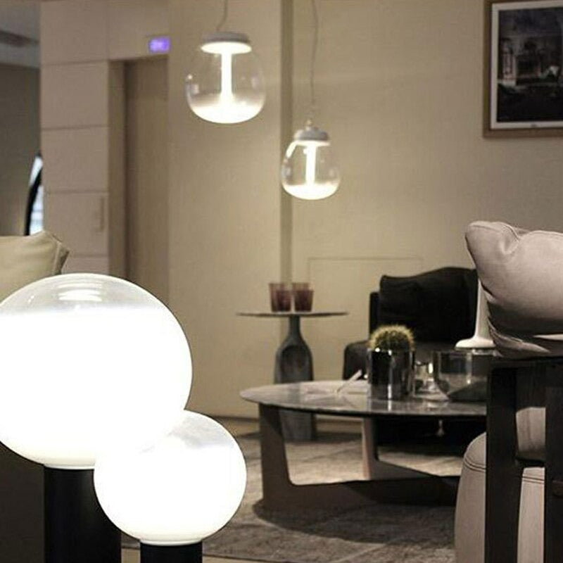 Transparent Glass Design Pendant Light Fixture