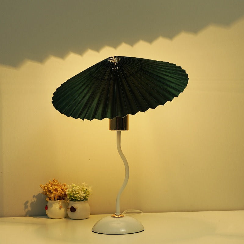 Umbrella Pleated Table Lamp USB Remote Control