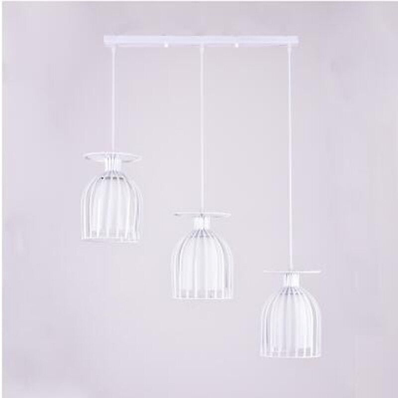 Modern Creative Black And White Iron Pendant Lamp