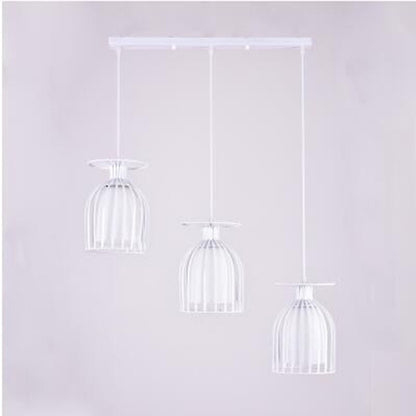 Modern Creative Black And White Iron Pendant Lamp