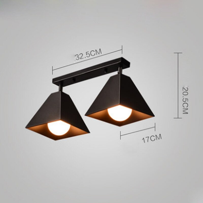 Modern Brief Bar Entrance Iron Ceiling Lights Fixture