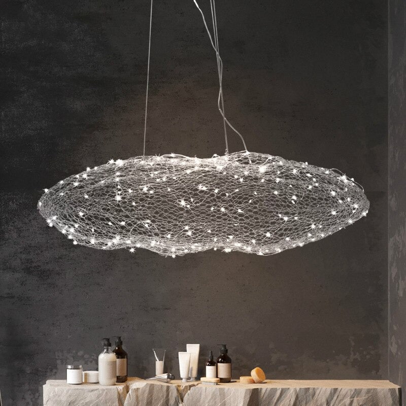 Creative Cloud Glow Worn LED Pendant Light Fixture