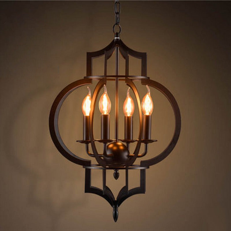 American Creative Iron E14 LED Lighting Chandelier