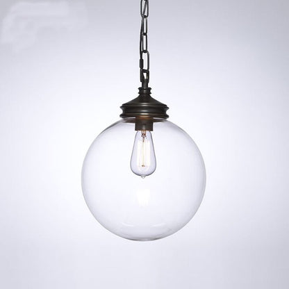 Vintage DIY Glass Ball Pendant Lights Fixture