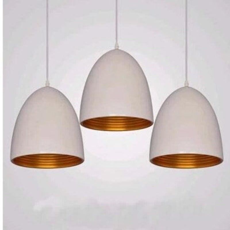 Aluminum Half Round Brief LED Pendant Light