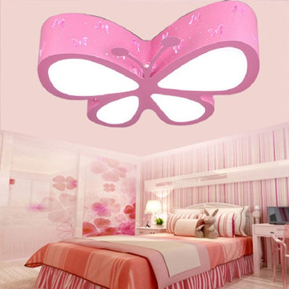 Colorful Butterfly Cartoon Modern Children Bedroom Ceiling Lamp