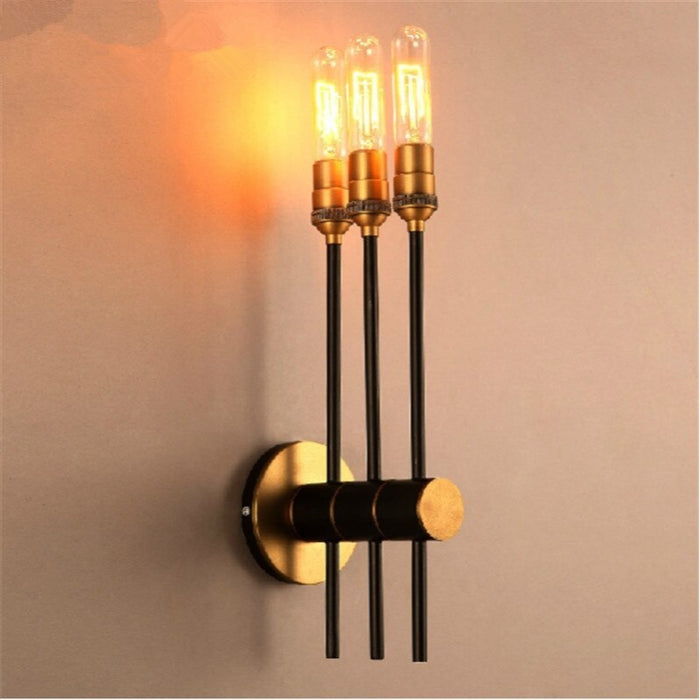 Retro Edison Copper Adjustable Industrial Pipe Wall Sconce Lamp
