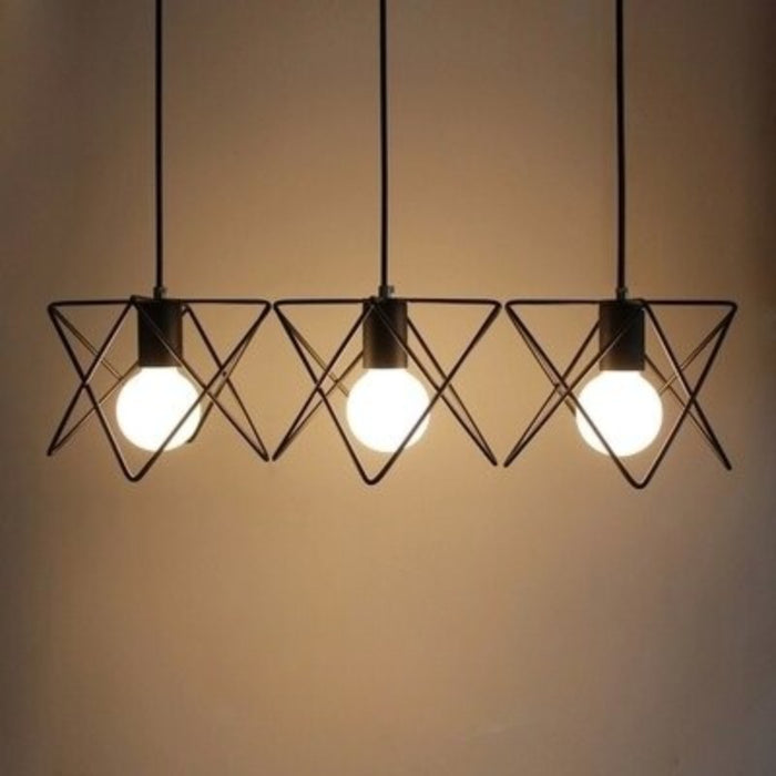 Simple Creative Iron Butterfly Pendant Lamp