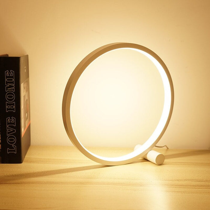 Dimmable Round USB LED Desk Lamp