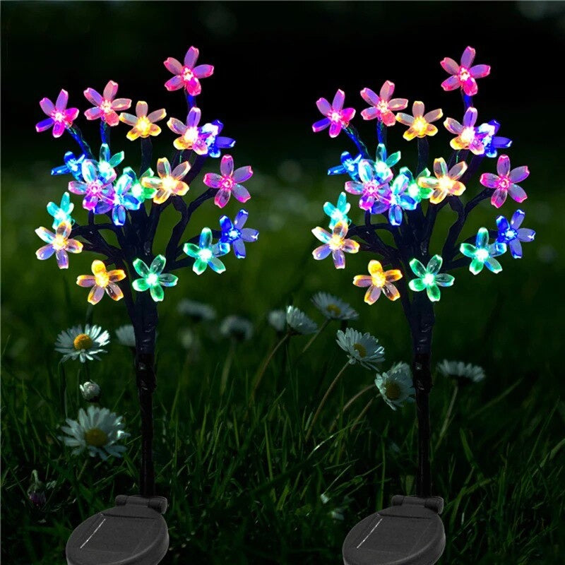 Solar Ground Cherry Blossom Light LED