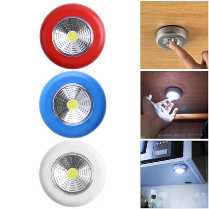 Round Touch LED Stickers Wireless Battery Wall Lamp