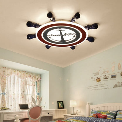 Creative Cartoon Children Bedroom LED Ceiling Light Fixture