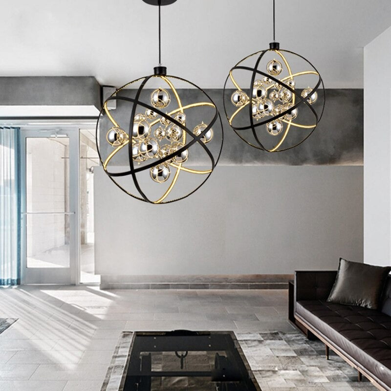 Postmodern Solar System Design Chandelier