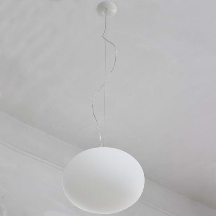 Home Decor Ellipse Scrub Glass Ball Pendant Lamps