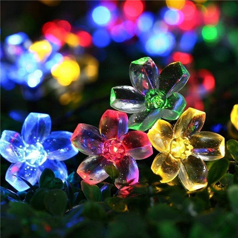 Solar Ground Cherry Blossom Light LED