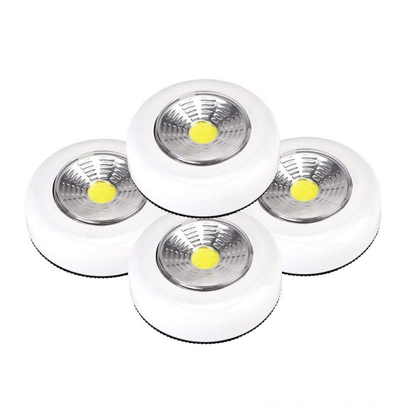 Round Touch LED Stickers Wireless Battery Wall Lamp