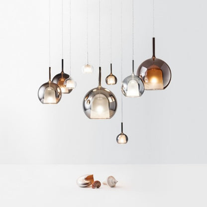 Nordic Creative Bubble Double-Glazed Single Head Pendant Lamp