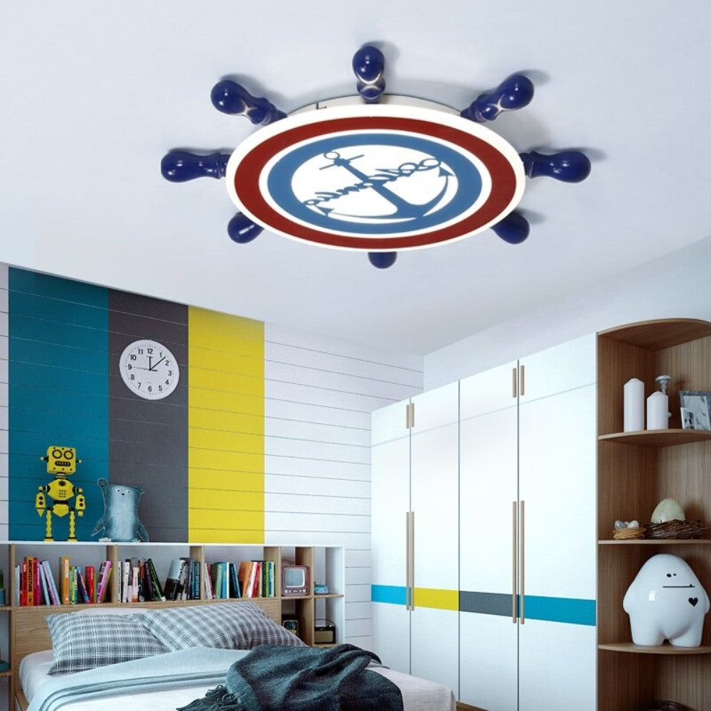 Creative Cartoon Children Bedroom LED Ceiling Light Fixture