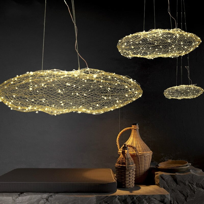 Creative Cloud Glow Worn LED Pendant Light Fixture