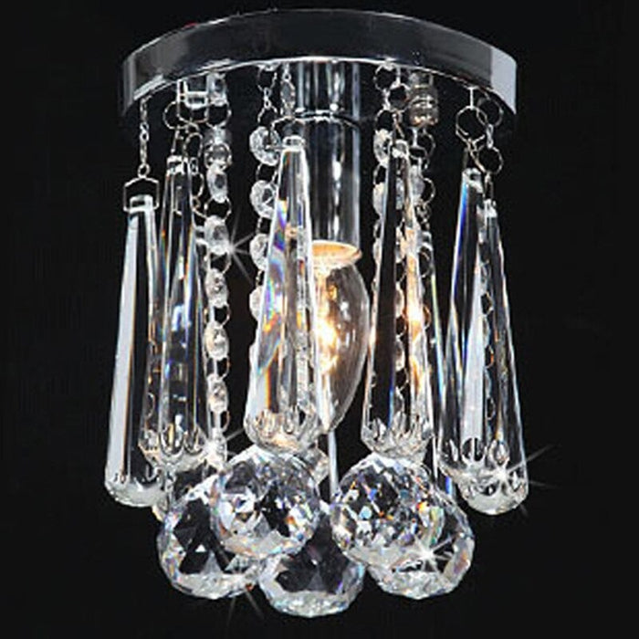 Modern Minimalist Creative Cognac Crystal Ceiling Lamp