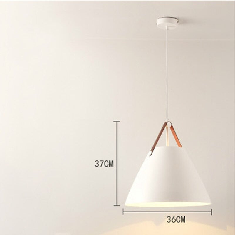 Modern Brief Character E27 LED Bulb Pendant Lamp