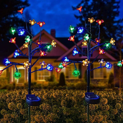 Solar Ground Cherry Blossom Light LED