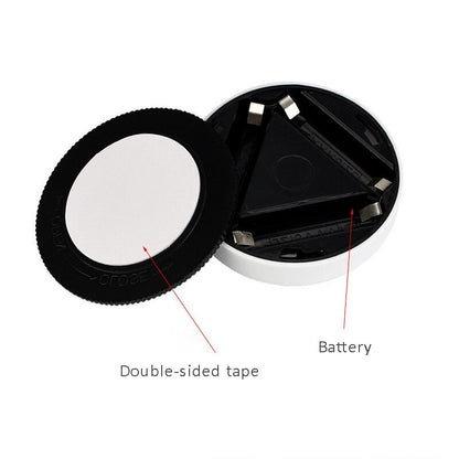 Round Touch LED Stickers Wireless Battery Wall Lamp