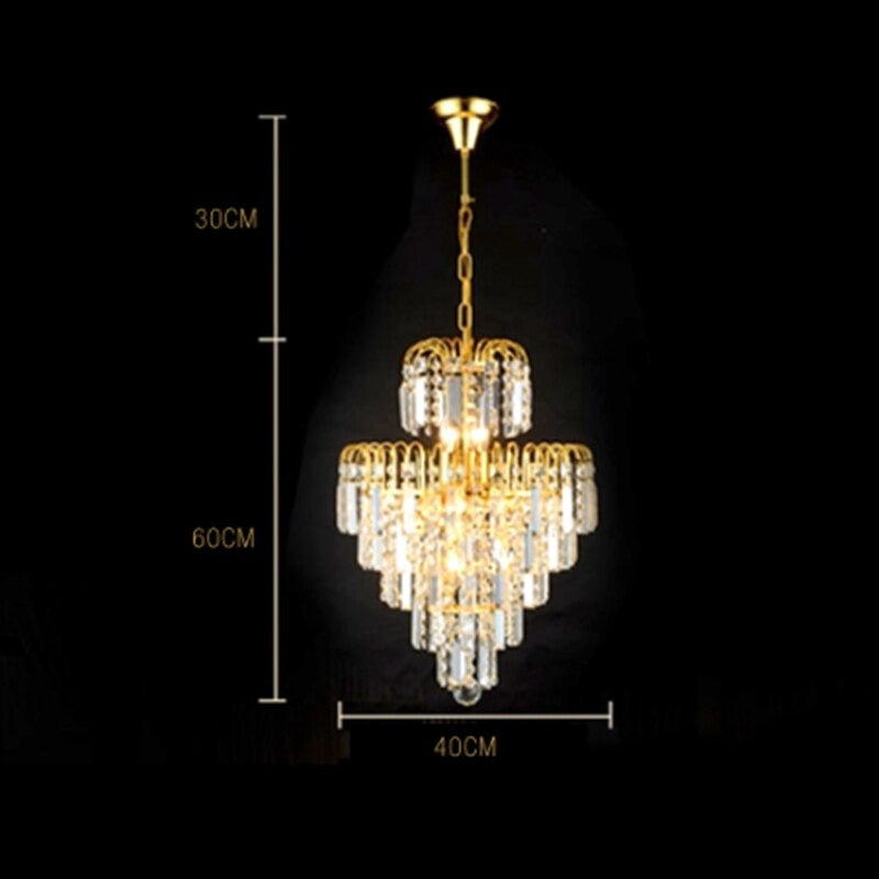 Luxury Royal Golden Crystal Chandelier