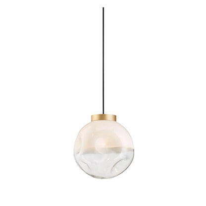 Nordic Gradient Glass Ball Single Head Pendant Lamp