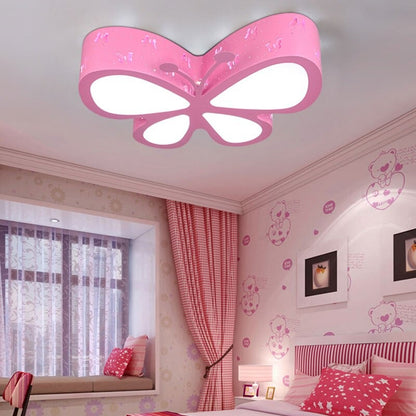 Colorful Butterfly Cartoon Modern Children Bedroom Ceiling Lamp