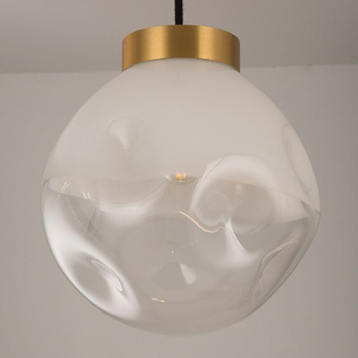 Nordic Gradient Glass Ball Single Head Pendant Lamp