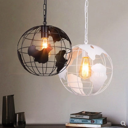 Modern Minimalist Globe E27 LED Bulb Chandelier Lamp