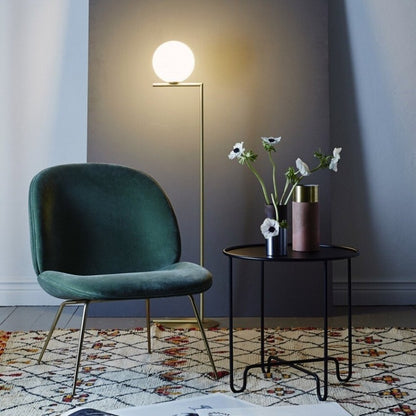 Modern Simple Golden Metal Floor Lamp