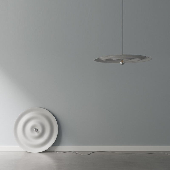 Nordic Minimalist White Resin Single Pendant Lamp