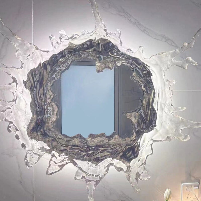 Modern Art Splash Vanity Mirror Wall Lamp