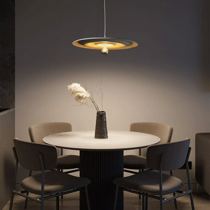 Nordic Minimalist White Resin Single Pendant Lamp