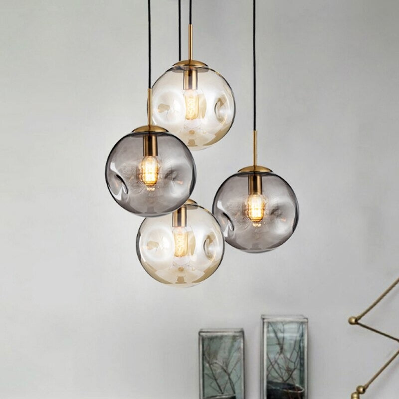 Modern Simple Bump Design Ball Single Head Pendant Lamp