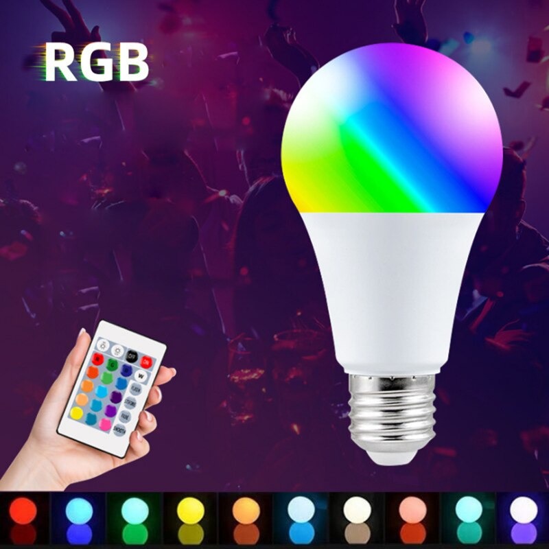 E27 Smart Control Lamp RGB Bulb