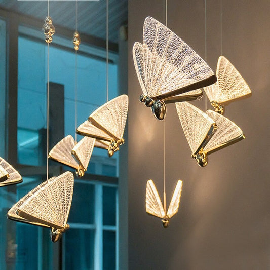 Hanging Butterfly Dining Pendant Lamp