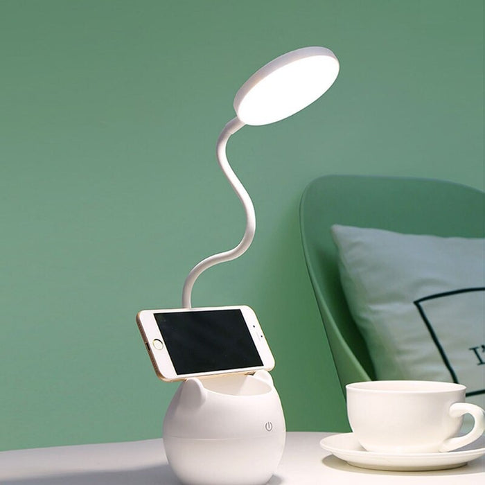 LED USB Rechargeable Clip-on Table Lamp