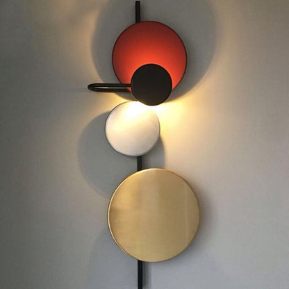 Nordic Modern Planet Design Round Wall Lamp