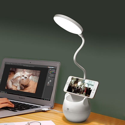 LED USB Rechargeable Clip-on Table Lamp