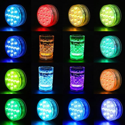 IP68 Waterproof RGB 16 Multicolor Remote Control LED Lamp