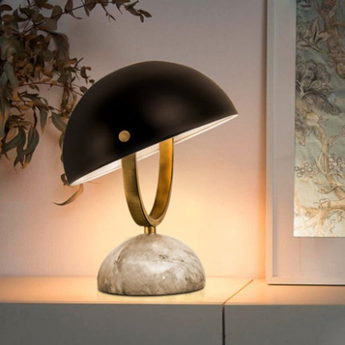 Modern Creative Marble Study Decor Adjustable Table lamp