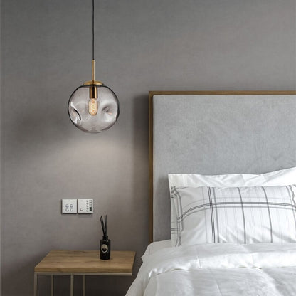 Modern Simple Bump Design Ball Single Head Pendant Lamp