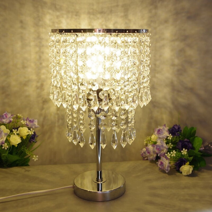 Luxury European Modern Minimalist Crystal Table Lamp