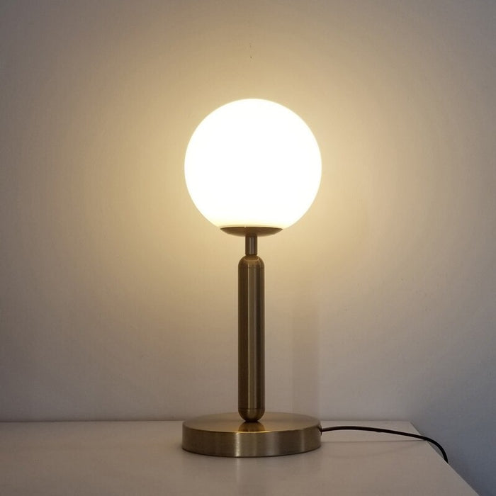 Luxurious Glass Ball Night Reading Table Lamp