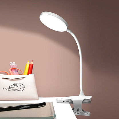 LED USB Rechargeable Clip-on Table Lamp