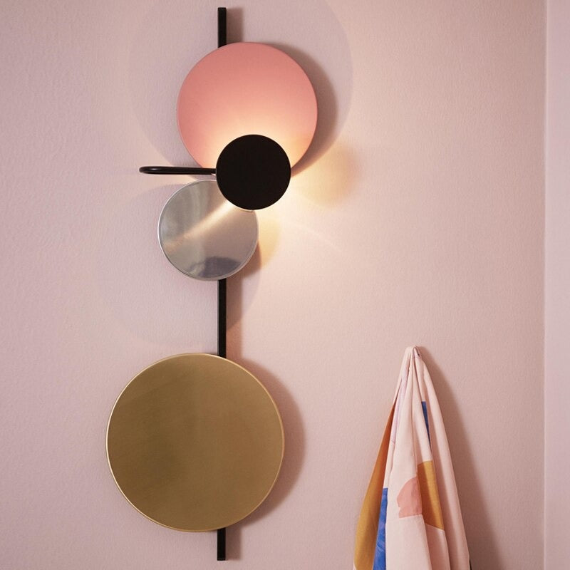 Nordic Modern Planet Design Round Wall Lamp